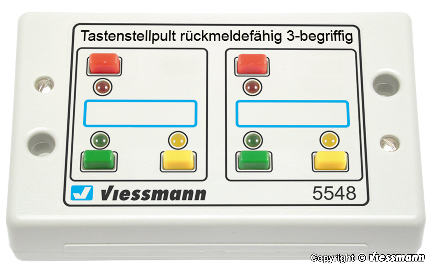 Ställpult, 3-skenssignal (feedback)