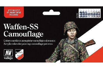 Model color set: Waffen-SS Camouflage, 8x17ML