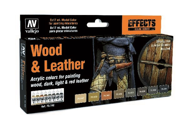 Model color set: Wood/Leather, 8x17ML