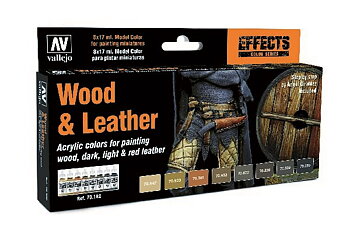 Model color set: Wood/Leather, 8x17ML