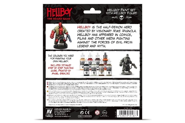 Paint Set Incl. Figure 'Hellboy'  8x17ML - 3