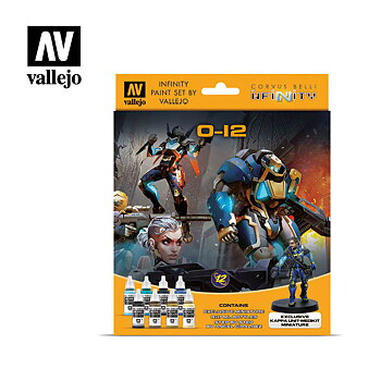 Infinity 'O-12' exclusive miniature paint set, 8x17ML
