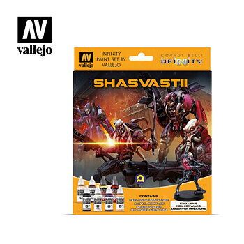 Infinity 'Shasvastii' exclusive miniature paint set,8x17ML