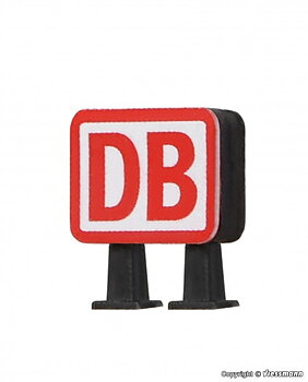 DB-skylt med belysning, skala N