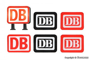 DB-skylt med belysning, skala N