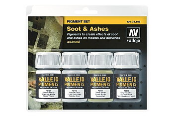 Soot/Ashes Pigment 4x35ML