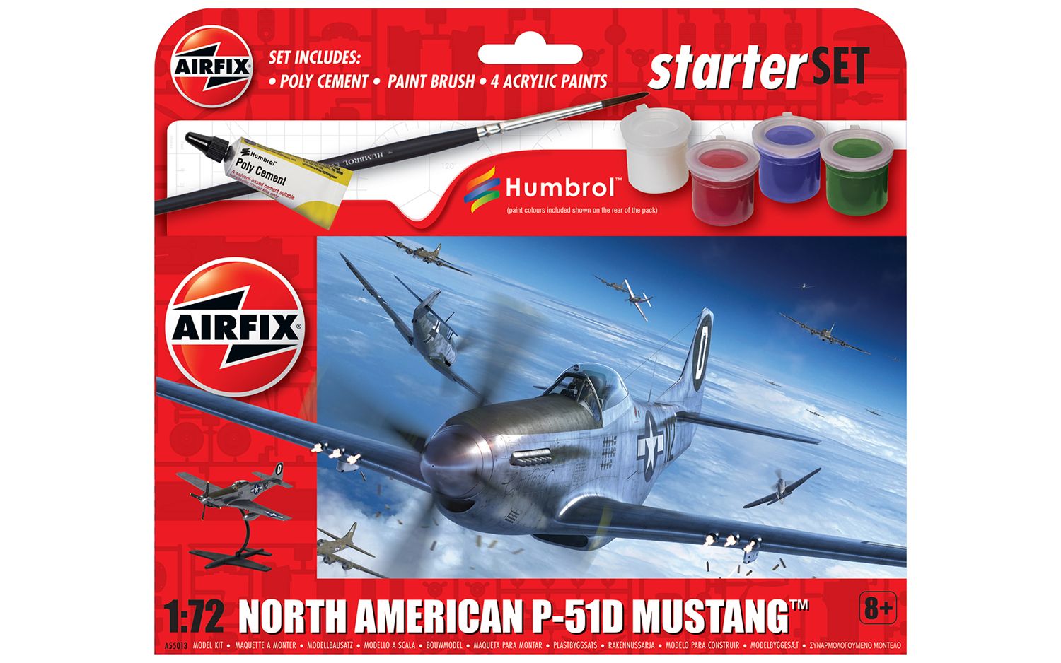 North American P-51D, Starter Set 1/72
