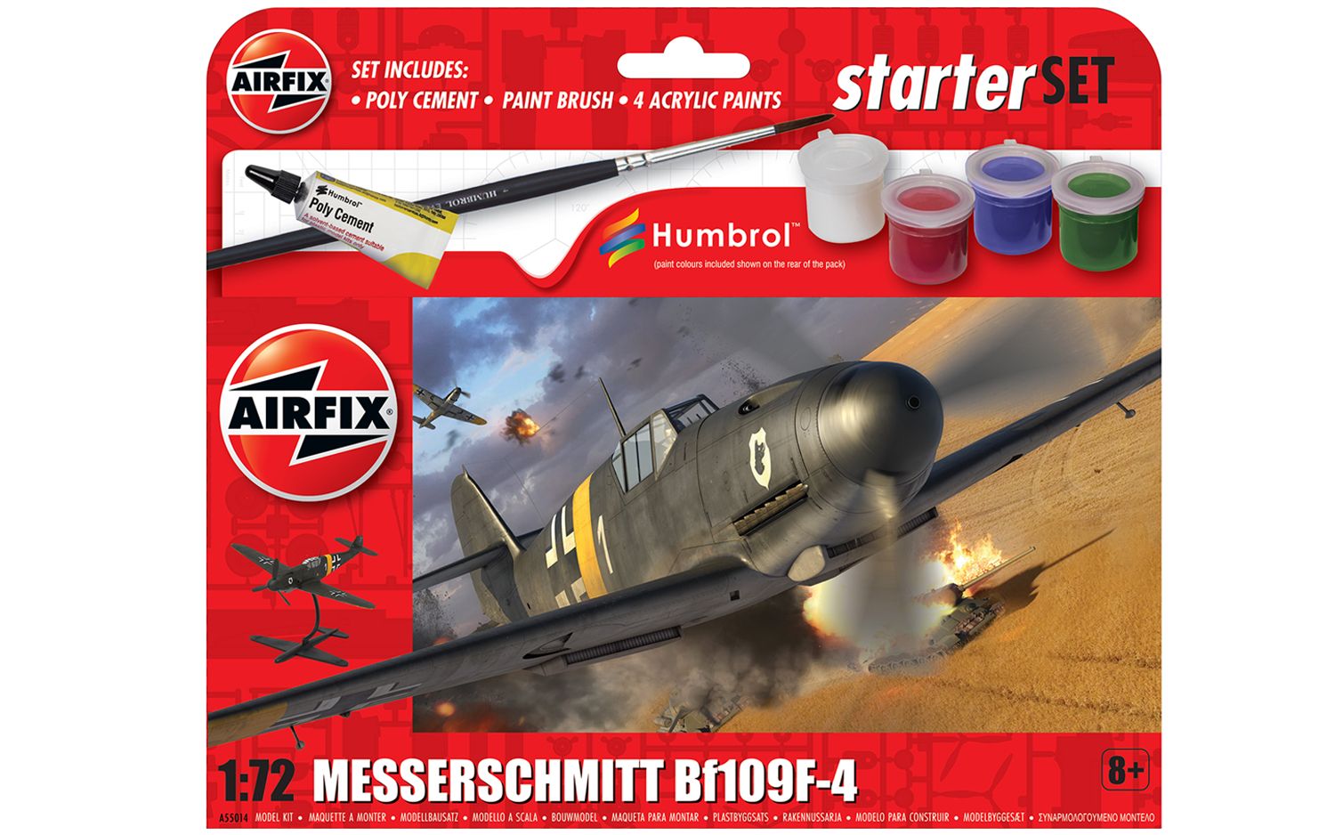 Messerschmitt BF109F-4, Starter Set 1/72