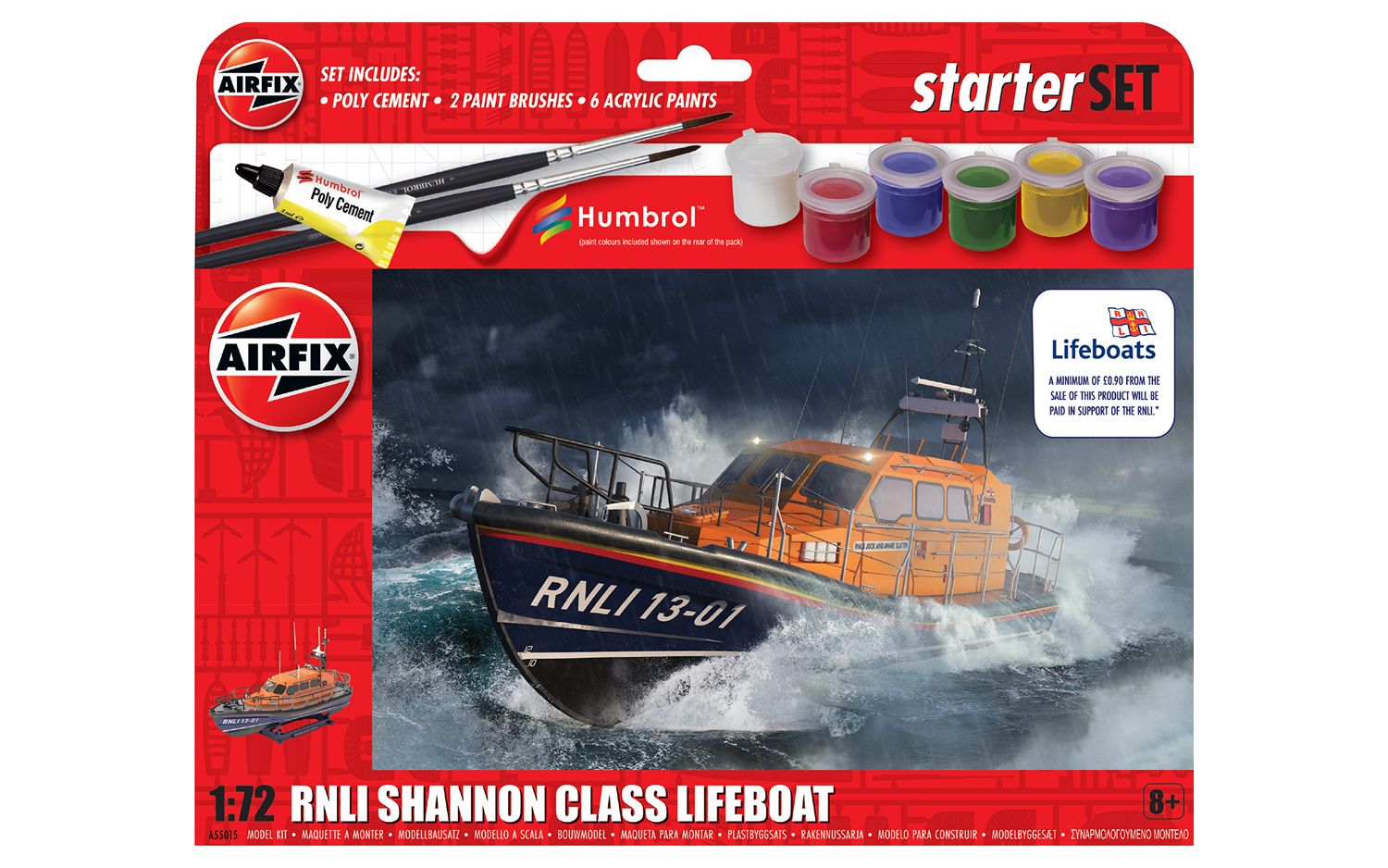 RNLI Shannon Class Lifeboat, Starter Set 1/72