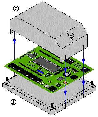 Inbyggnadslåda LDT-01 - 2