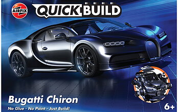 Bugatti Chiron Black, Quick Build
