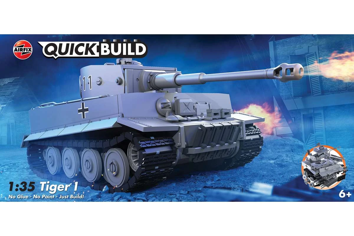 Tiger I 1/35, Quick Build