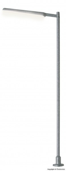 Gatlykta 'slank', vit LED, 87mm