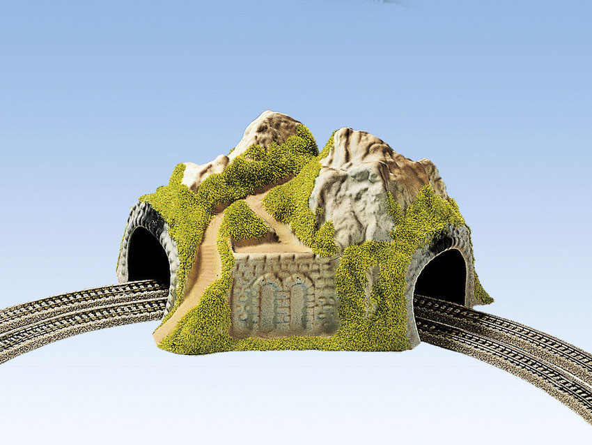 Tunnel, 2-spårig för kurva (R1