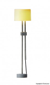 Golvlampa, varmvit LED