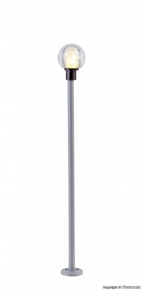 Parklampa glob, varmvit LED, 54mm