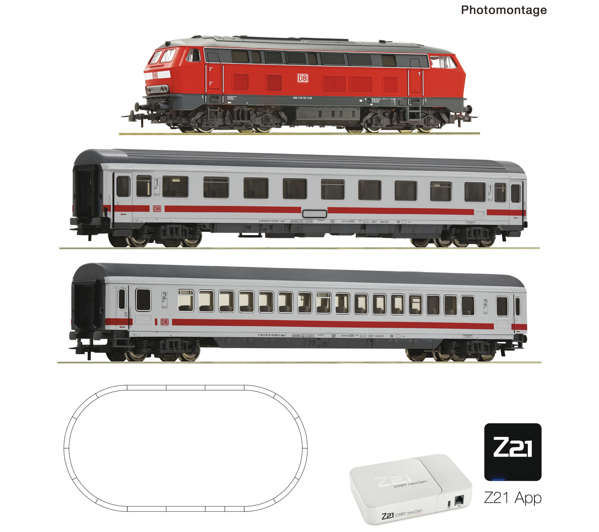 Z21 START set: class 218 ROCOLINE