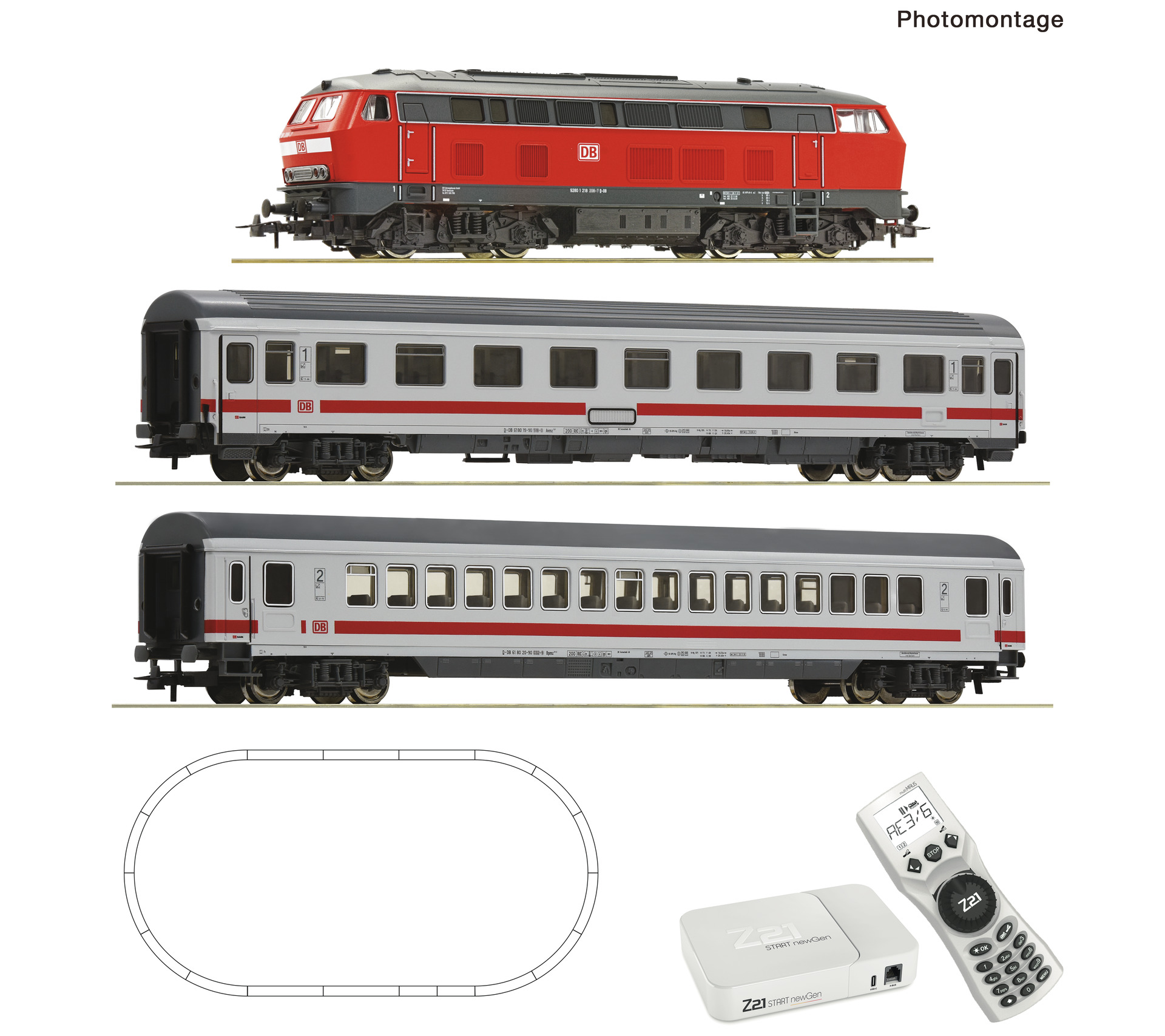 Z21 START set: class 218 ROCOLINE