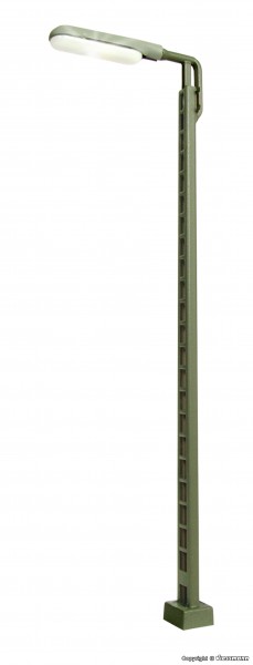 Gatlampa 'Wallau', vit LED, 12