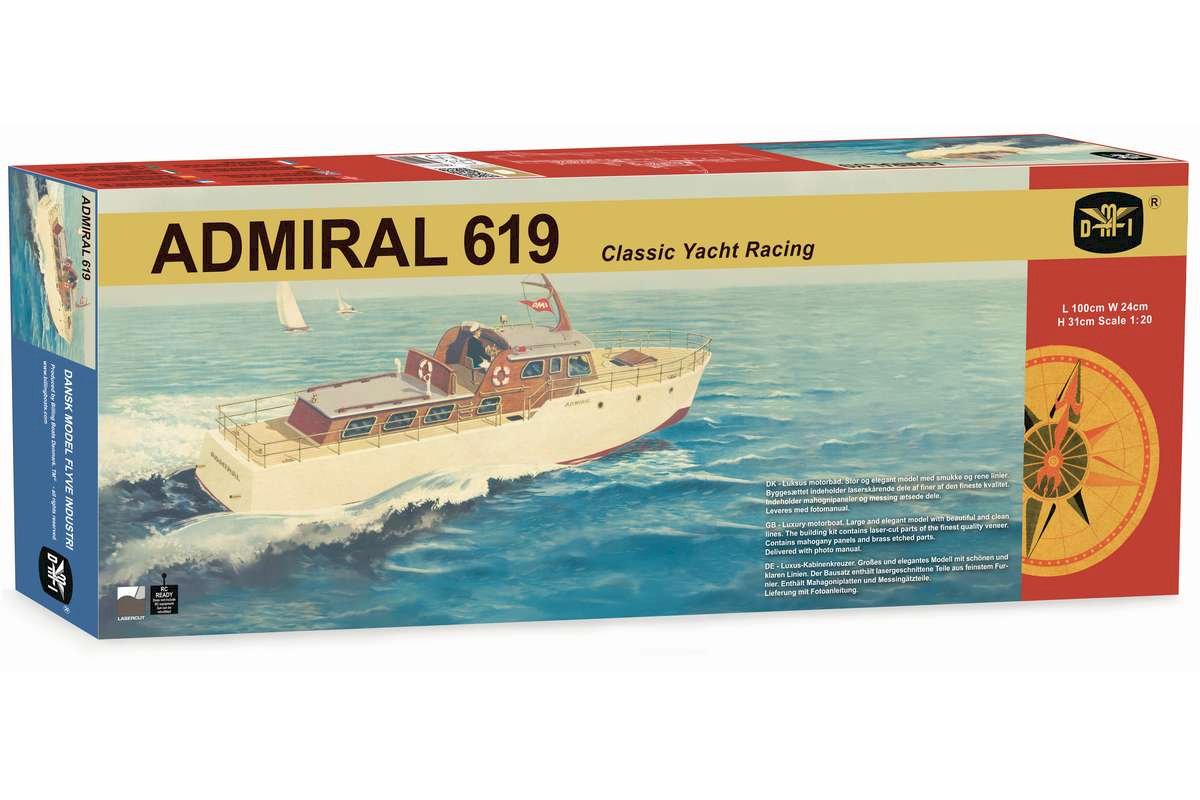 Admiral with wooden hull 1/20 - 3