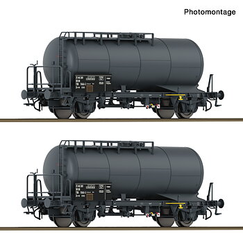 2 piece set: Tank wagons, DR