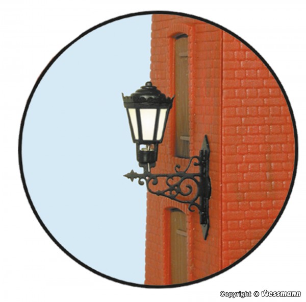 Vägglampa, varmvit LED, 22mm, skala 0