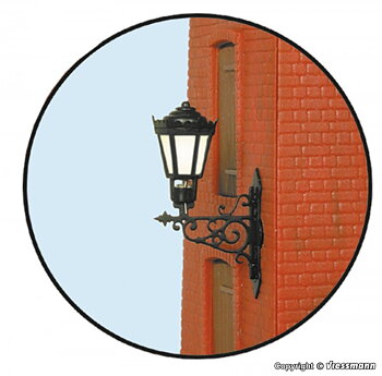 Vägglampa, varmvit LED, 22mm,