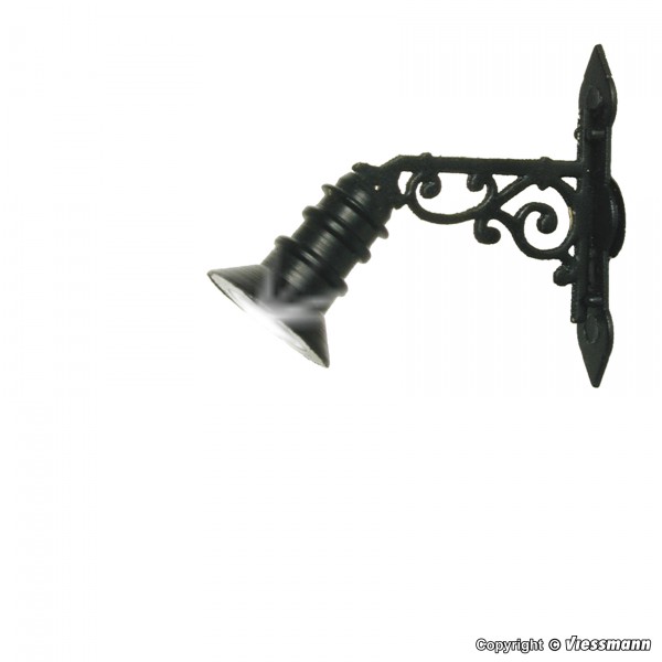 Vägglampa, varmvit LED, 14mm, skala 0 - 2