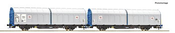 Double unit sliding wall wagon, Transwaggon