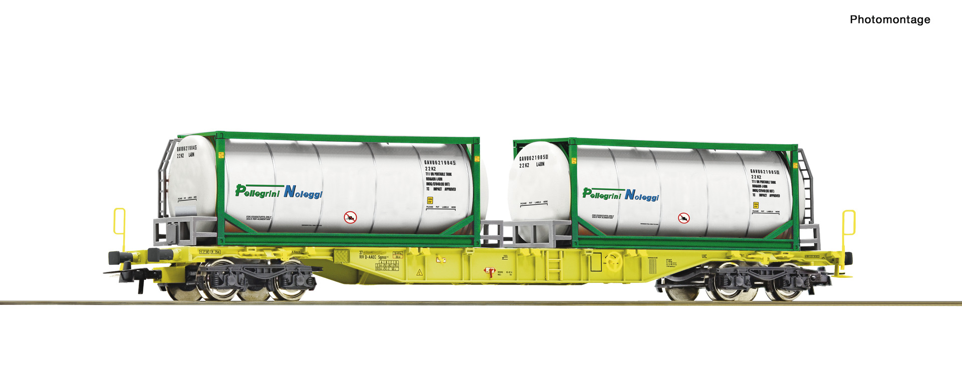 Container carrier wagon, GATX