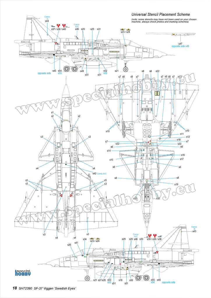 SF-37 Viggen Recce 1/72 - 2