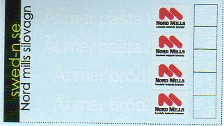 Dekal Nordmills 'Ät mer bröd'