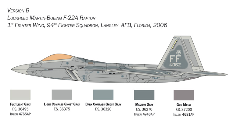 F22A Raptor 1/48 - 4