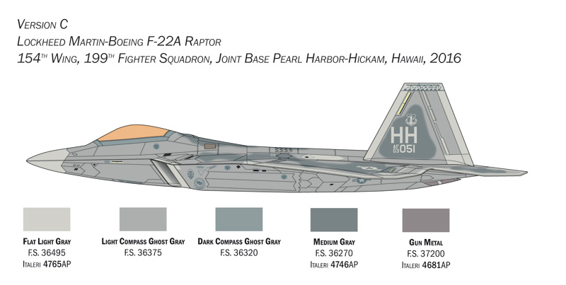 F22A Raptor 1/48 - 5
