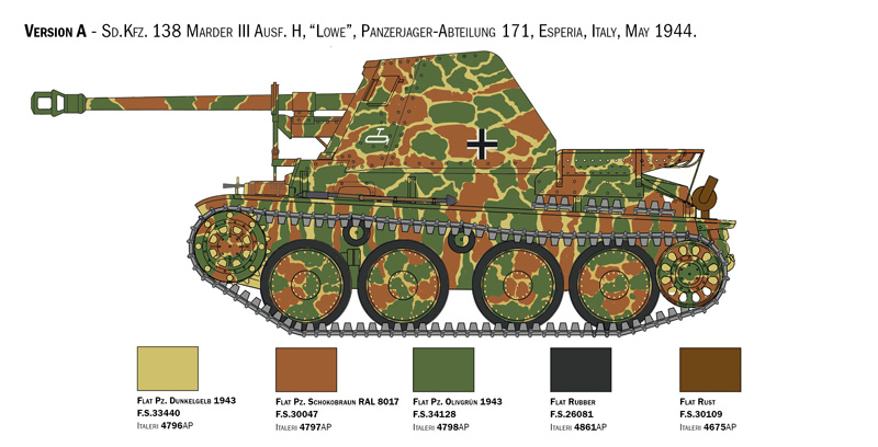 Marder III Ausf. H Sd. Kfz.138, 1/35 - 3