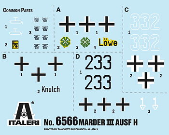 Marder III Ausf. H Sd. Kfz.138, 1/35