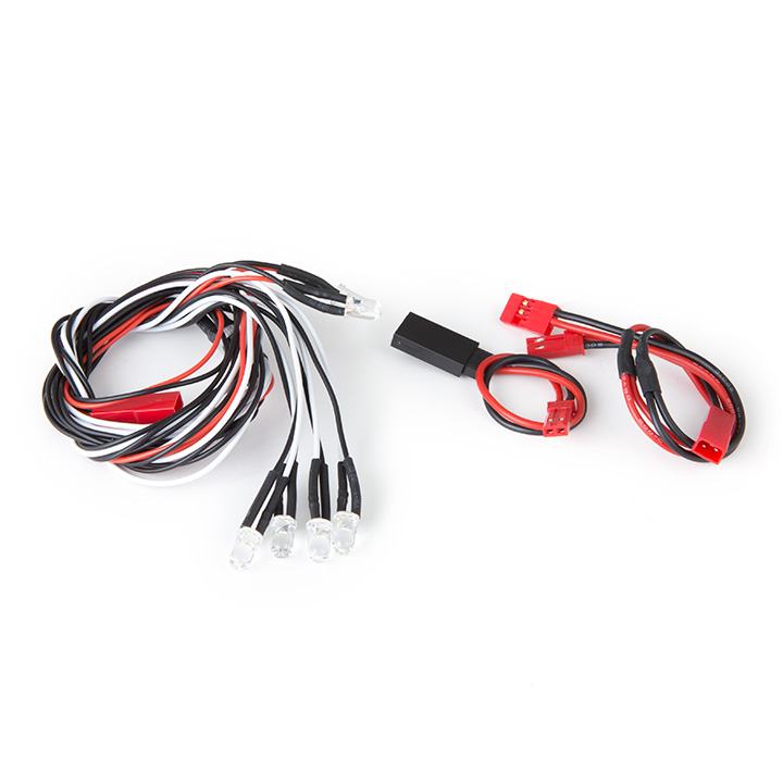 Komodo LED light kit: 4 vita, 2 röda (max 6V)