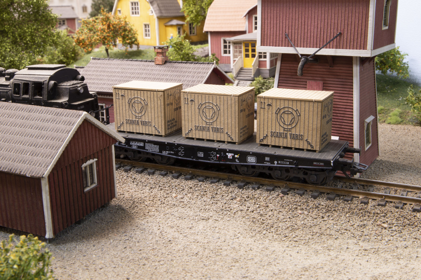 Trälåda 'Scania', liten 3st