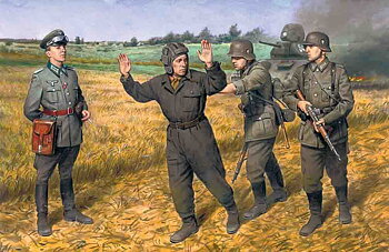 Operation Barbarossa 22 Juni 1941, 4 figurer 1/35
