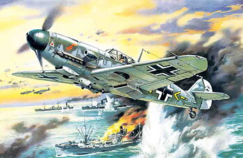 Messerschmitt Bf 109F-4/B WWII German Fighter Bomber 1/48