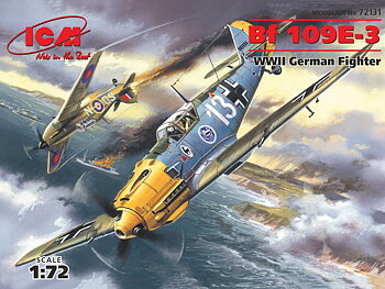 Messerschmitt Bf 109E-3 WWII German Fighter 1/72
