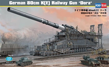 80cm K(E) Railway Gun Dora 1/72