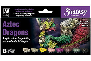 Fantasy Color Aztec Dragons 8x17ml