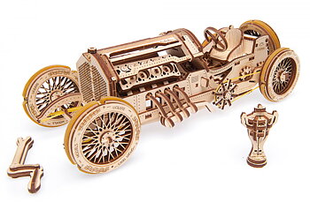 Ugears U-9 Grand Prix Bil, 3D Pussel