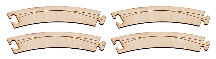Böjda bitar 45gr, Laser-Street Car System