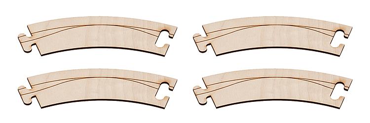 Böjda bitar 45gr, Laser-Street Car System