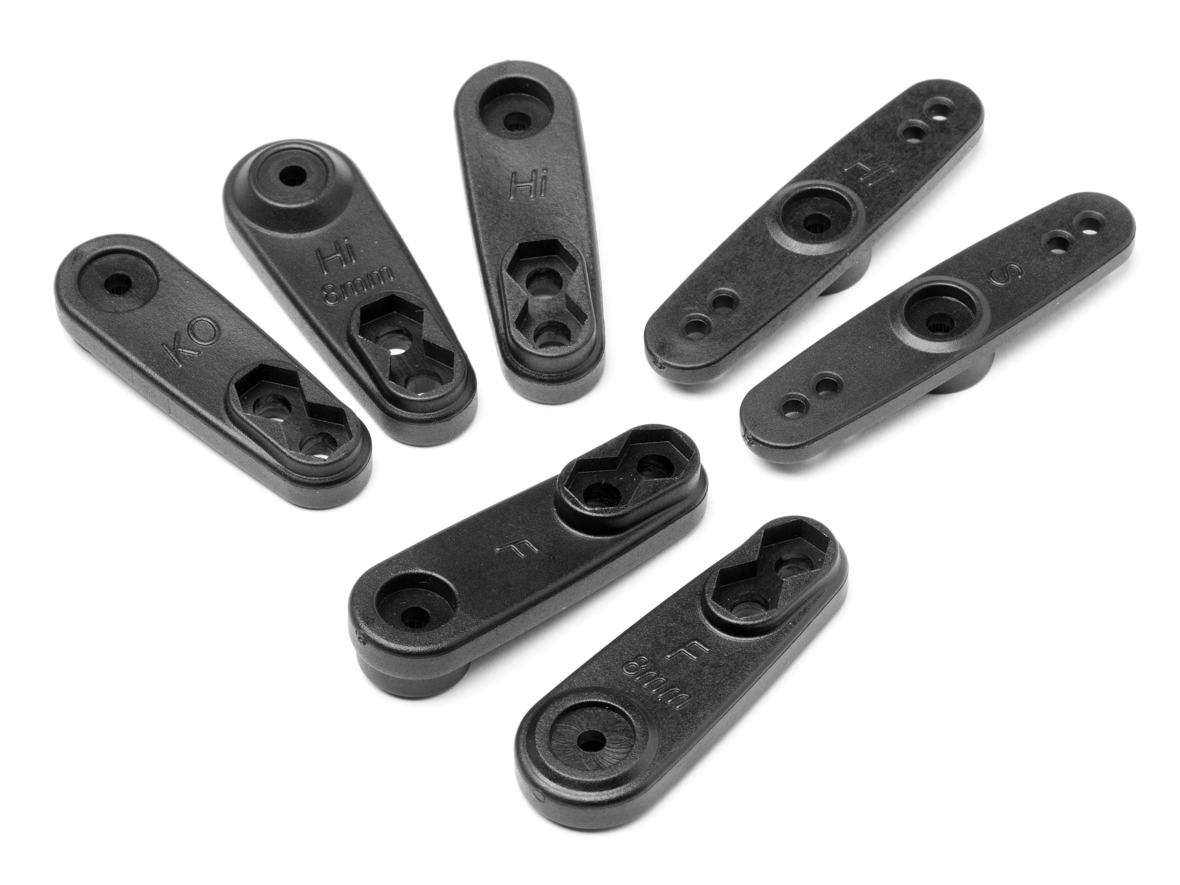 Servo Horn, plast (Blackout MT Habo Hobby