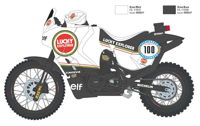 Cagiva 'Elephant' 850 Paris-Dakar 1987 1/9 - 3