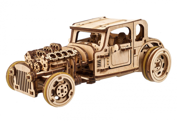 Ugears Hot Rod, 3D Puzzle