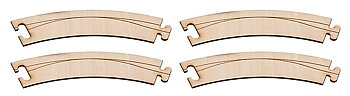 Böjda bitar 45gr, Laser-Street Car System, skala N
